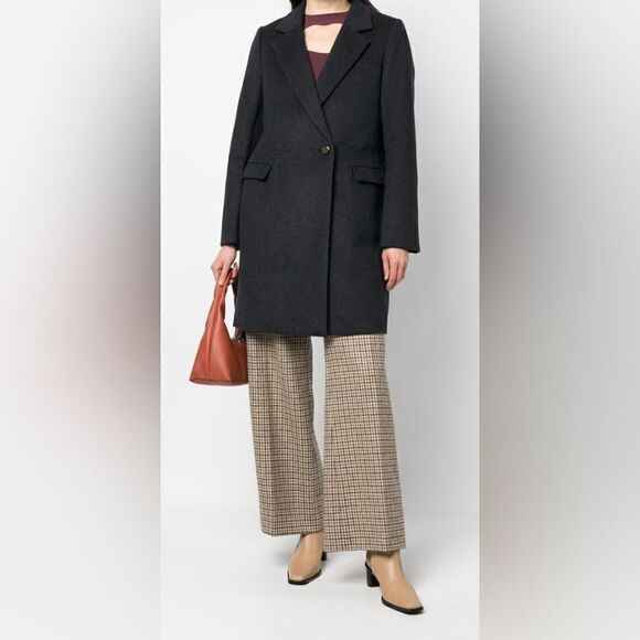 Scotch & Soda Jackets & Blazers - Scotch&soda single-breasted mid-length wool blend coat New Size M